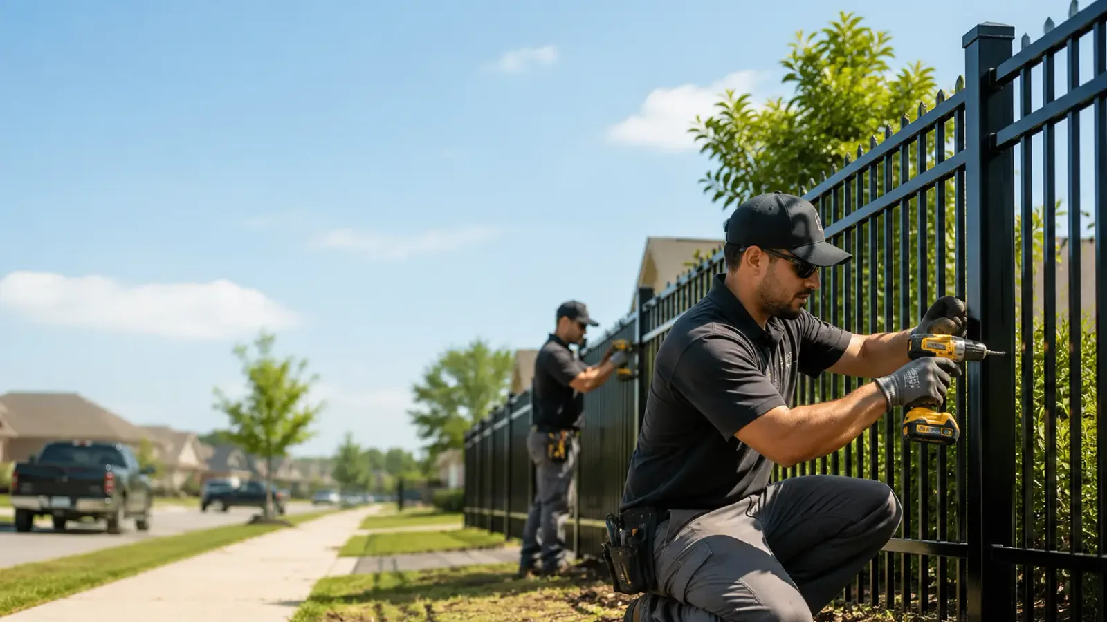 Metal Fence Installation in Bloomington, WI